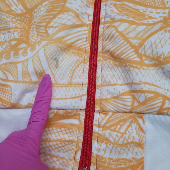 ADIDAS Track Jacket Medium 20x27 Fish Shoes All-Over-Print - Picture 3 of 16